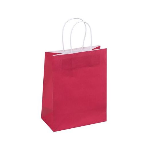 Ajándéktáska, sodrottfüles, 18x23x10 cm, DONAU "Home", vegyes színek