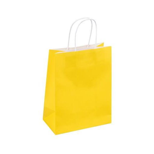 Ajándéktáska, sodrottfüles, 18x23x10 cm, DONAU "Home", vegyes színek