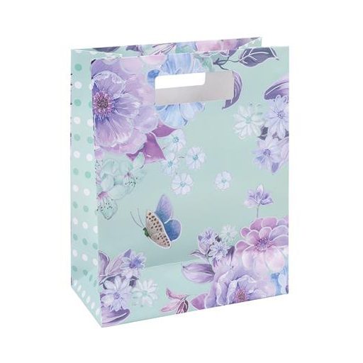 Ajándéktáska, 26x32,5x10 cm, DONAU "Home" vegyes minta