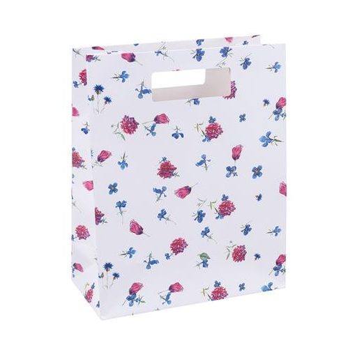 Ajándéktáska, 26x32,5x10 cm, DONAU "Home" vegyes minta