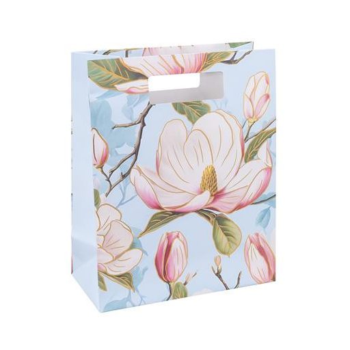 Ajándéktáska, 26x32,5x10 cm, DONAU "Home" vegyes minta