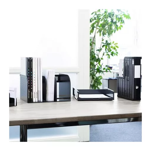 Irattálca, műanyag, fekvő, A3, DURABLE "Optimo", fekete