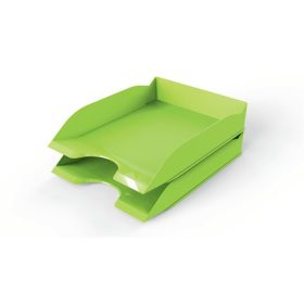 Irattálca, műanyag, DURABLE, "Basic", zöld