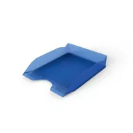   Irattálca, műanyag, DURABLE, "Basic", áttetsző kék
