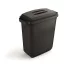 Szemetes, 60 l, műanyag, DURABLE "DURABIN ECO", fekete