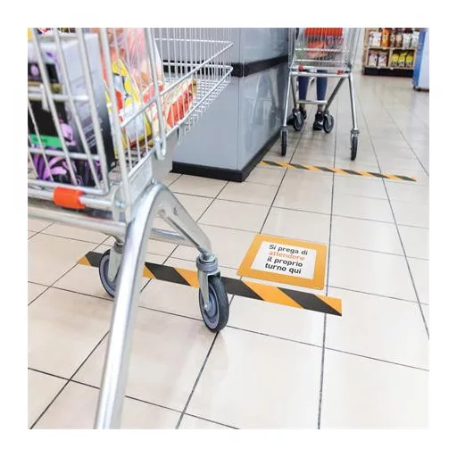 Padlójelölő ablak, sárga, A4, eltávolítható, DURABLE