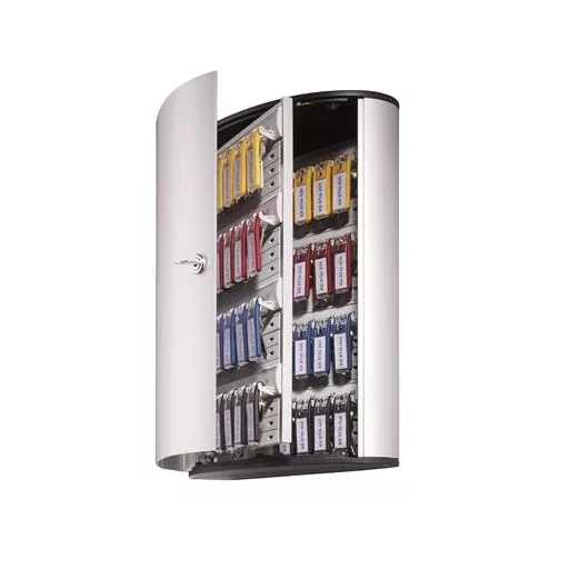 Zárható kulcsszekrény, 48 kulcs, DURABLE "KEY BOX",ezüst