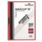 Gyorsfűző, klipes, A4, DURABLE "DURACLIP® 30", piros
