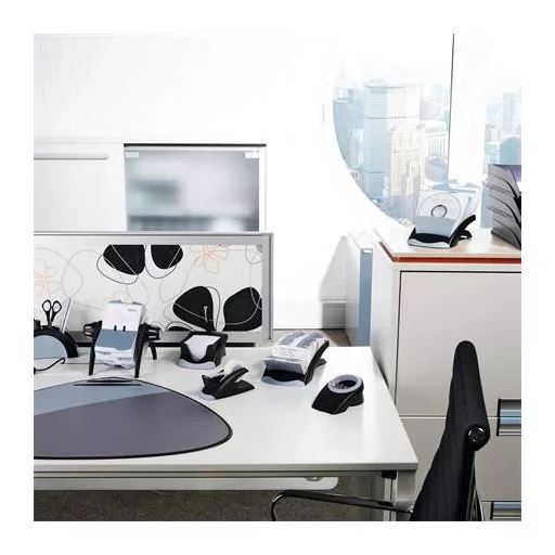 Névjegykártyatartó, műanyag, 200 db-os, A-Z regiszterrel, fekvő, DURABLE, "VISIFIX®", fekete