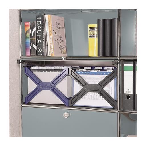 Függőmappa tároló, műanyag, DURABLE, "CARRY® plus", fekete