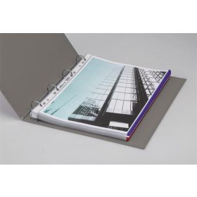   Genotherm, lefűzhető, PP, A4, 80 mikron, DURABLE "Prémium", fehér