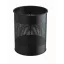 Papírkosár, fém, 15 liter, DURABLE, fekete