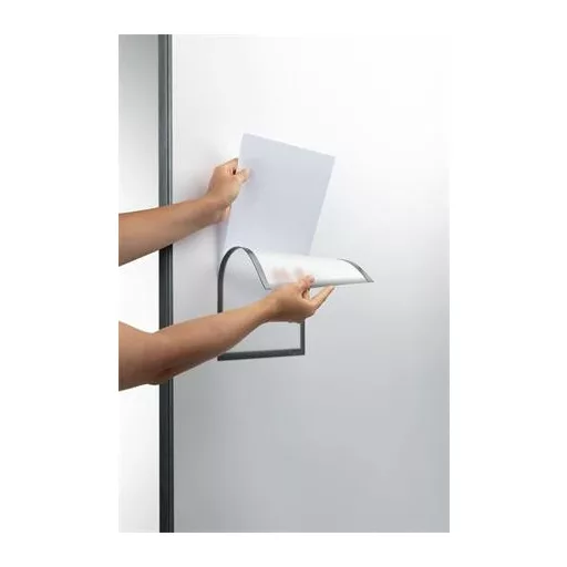 Dokumentumtartó, A4, mágneses, DURABLE, szürke