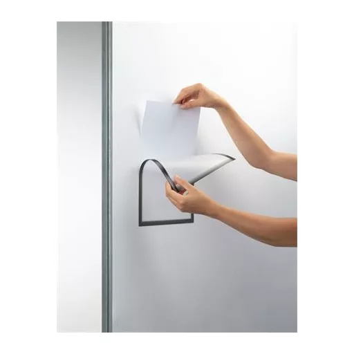 Dokumentumtartó, A4, mágneses, DURABLE, szürke