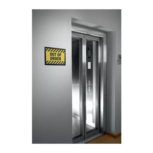 Dokumentumtartó, A4, mágneses, DURABLE, szürke