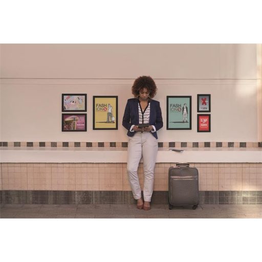 Posztertábla, fali, A5, alumínium keret, DURABLE, fekete