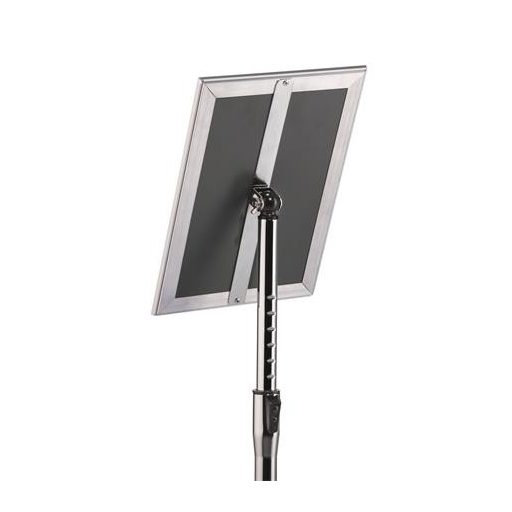 Posztertábla, állványos, A4, alumínium keret, DURABLE