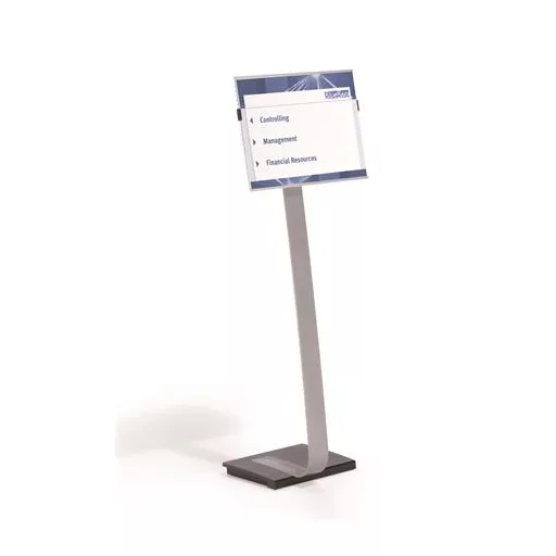 Padlóállvány, A3, DURABLE "INFO SIGN", ezüst