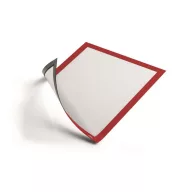   Infokeret, A4, mágneses, DURABLE "DURAFRAME® MAGNETIC", piros