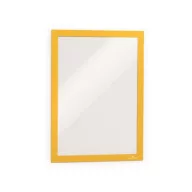   Infokeret, A4, öntapadó háttal, DURABLE "DURAFRAME®", sárga