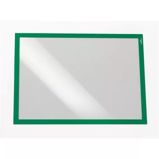 Infokeret, A3, öntapadó háttal, DURABLE "DURAFRAME®", zöld