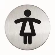   Információs piktogram, öntapadó, DURABLE "Női WC"