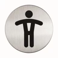   Információs piktogram, öntapadó, DURABLE "Férfi WC"
