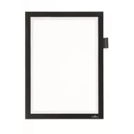  Infokeret, A4, öntapadó, jegyzetelhető, DURABLE DURAFRAME® "NOTE", fekete