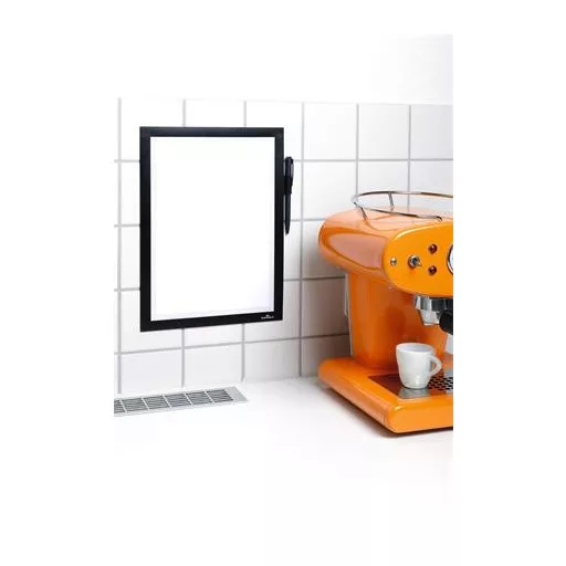 Infokeret, A4, öntapadó, jegyzetelhető, DURABLE DURAFRAME® "NOTE", fekete
