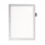 Infokeret, A4, öntapadó, jegyzetelhető, DURABLE DURAFRAME® "NOTE", ezüst