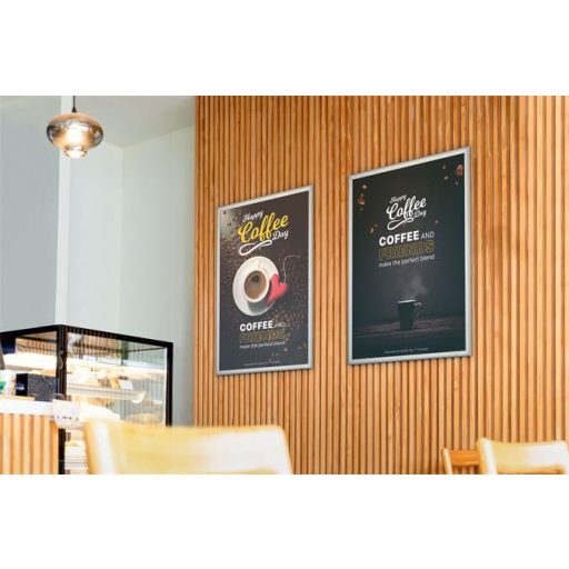 Posztertábla, fali, A1, alumínium keret, DURABLE