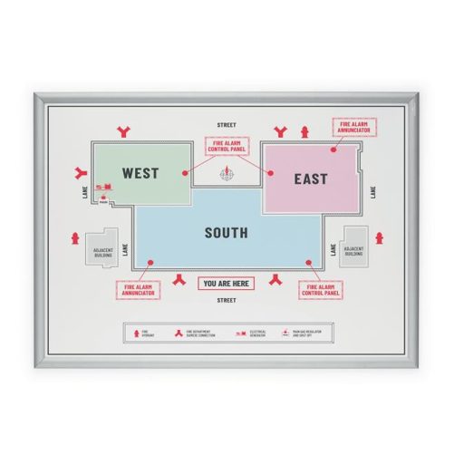 Posztertábla, fali, A1, alumínium keret, DURABLE