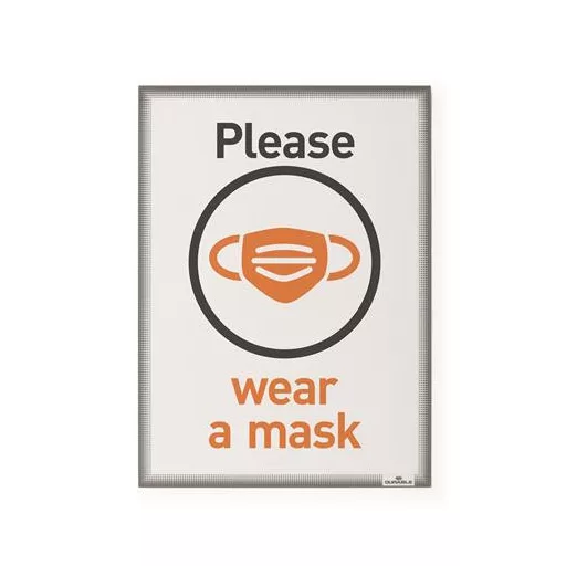 Dokumentumtartó, elektrosztatikus, A4, DURABLE