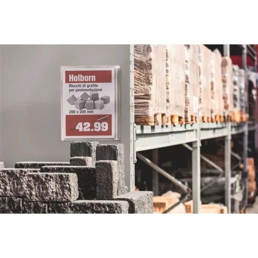 Információs tasak, vízálló, öntapadó, A3, DURABLE