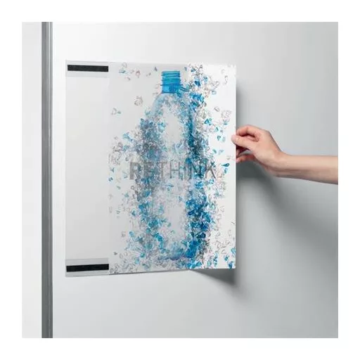 Infokeret, A3, mágneses, DURABLE "rPET", áttetsző