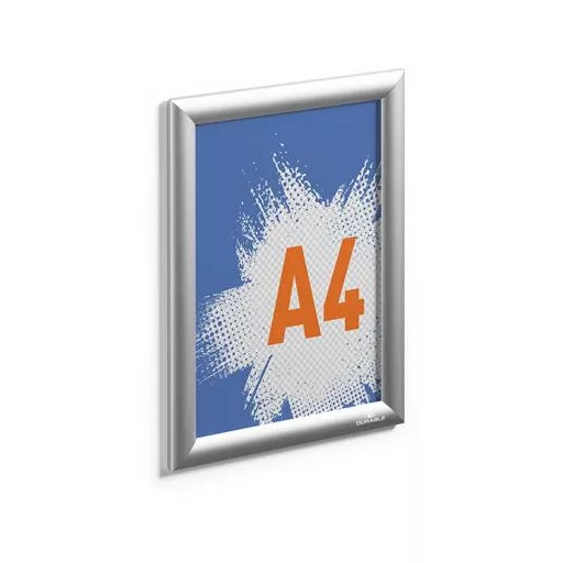 Infokeret, alumínium, kültéri, A4, DURABLE "Outdoor", ezüst