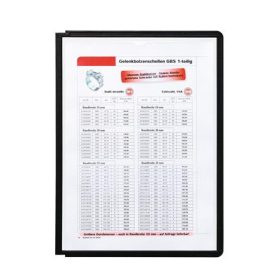 Bemutatótábla, A4, DURABLE "SHERPA®", fekete