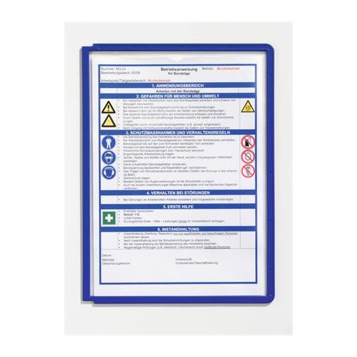 Bemutatótábla, A4, DURABLE "SHERPA®", sötétkék