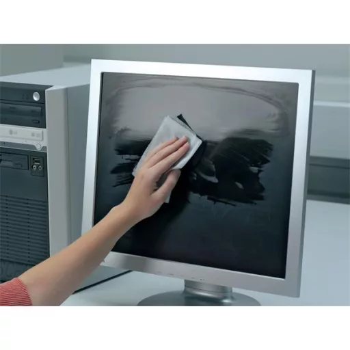 Tisztítókendő, képernyőhöz, 100 db, DURABLE "SCREENCLEAN® BOX 100"