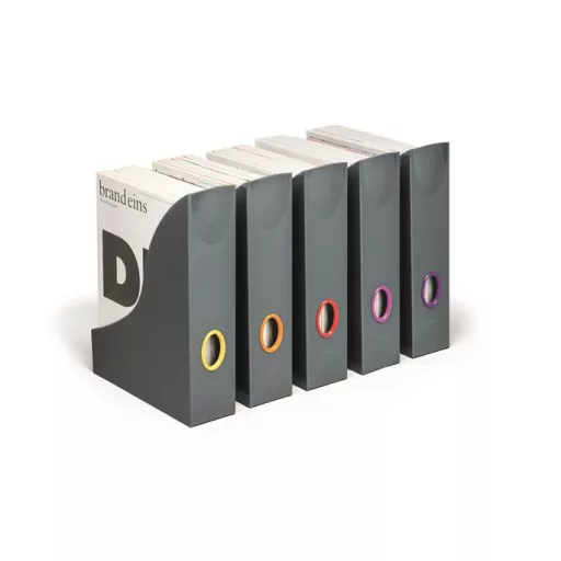 Iratpapucs készlet, műanyag, 73 mm, DURABLE "VARICOLOR®", vegyes