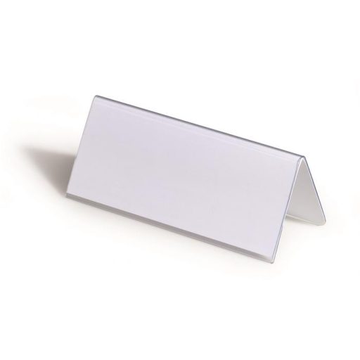 Névtábla tartó, asztali, 61/122x150 mm, DURABLE
