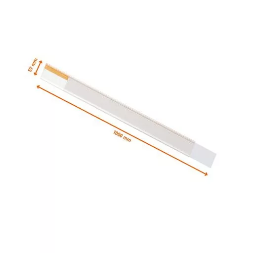 Ársín, 57 mm, öntapadó, DURABLE "SCANFIX®", áttetsző