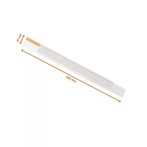 Ársín, 62 mm, öntapadó, DURABLE "SCANFIX®", áttetsző