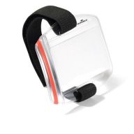   Azonosítókártya tartó, 1db kártyához, karra rögzíthető, DURABLE, áttetsző