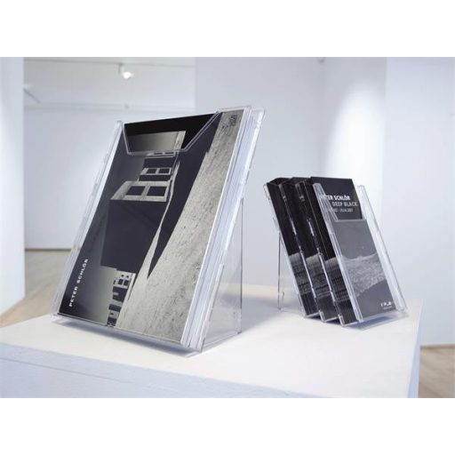 Prospektustartó, asztali és fali, A4, DURABLE "COMBIBOXX", áttetsző