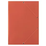 Gumis mappa, karton, A4, DONAU "Standard", piros