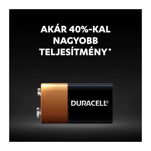 Elem, 9V, 1 db, DURACELL "Basic"