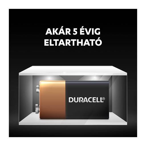 Elem, 9V, 1 db, DURACELL "Basic"