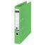 Iratrendező, 50 mm, A4, karton, újrahasznosított, LEITZ "180 Recycle", zöld