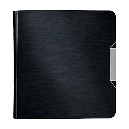 Iratrendező, 82 mm, A4, PP, LEITZ "180 Active Style", szaténfekete